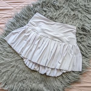 White Athletic Tennis/Golf Skirt